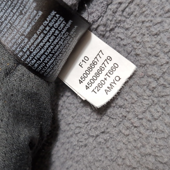 The North Face Denali Waffle Knit Lightweight Full Zip Jacket Size Medium - Gray - Picture 8 of 10